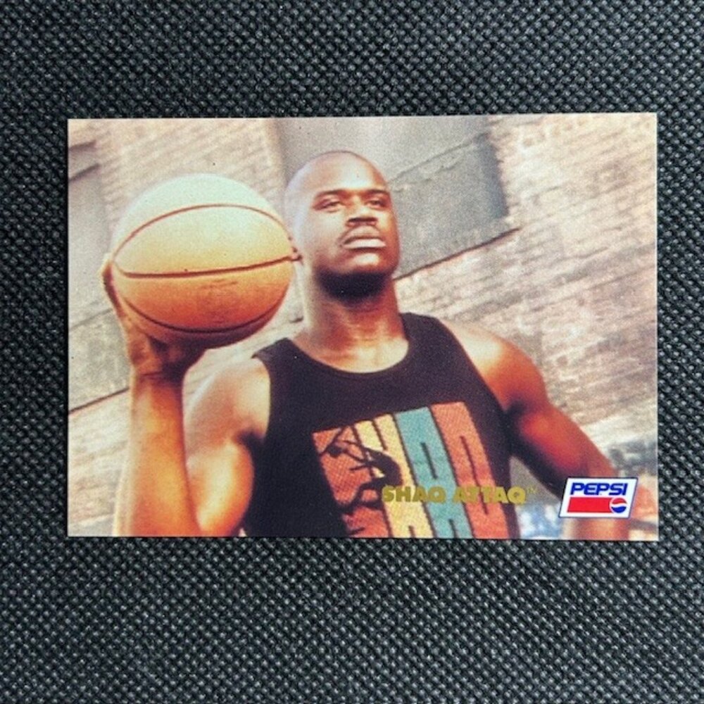 1993-94 Skybox Pepsi #1 Shaq Attaq Shaquille O'Neal HOF Basketball Orlando Magic